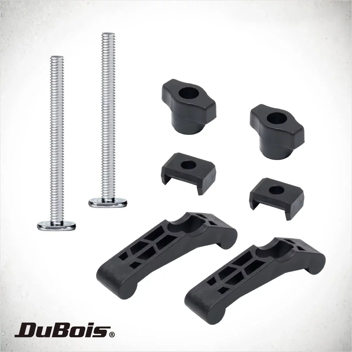 Hold 51045-P4 Steel Woodworking Series, ¾ DuBois x Mini Track with Plastic Clamps Clamps T-Bolts, T Down Reinforced 8PK 3-3/4"