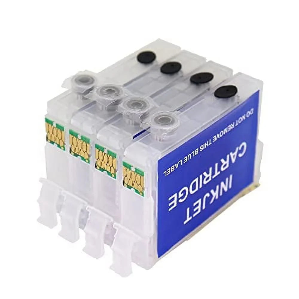 212 4105 with Printing for Chip Single-use XL Fit WF-2850 WF-2830 Epson Empty Pigment, DTF Sublimation Cartridge Ink for Printer Conversion Cartridges Ink Dye, 212XL XP-4100