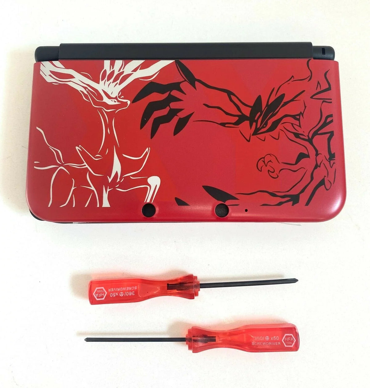 Pokemon XL Shell 2015 3DS Housing Screen Red for Nintendo Tools Replacement
