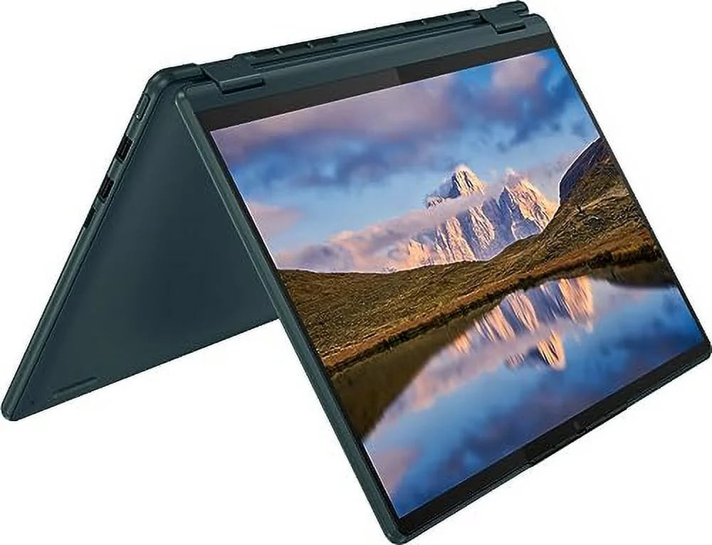 WUXGA Accessories RAM, 5 Ryzen 6 Lenovo 8GB w/CUE 6-Core 7530U, USB-C, 256GB SSD, Newest AMD WiFi 2-in-1 Laptop, Yoga Touchscreen, Reader, 13.3" Win 11, Backlit Keyboard, HDMI, Fingerprint 6, NVMe