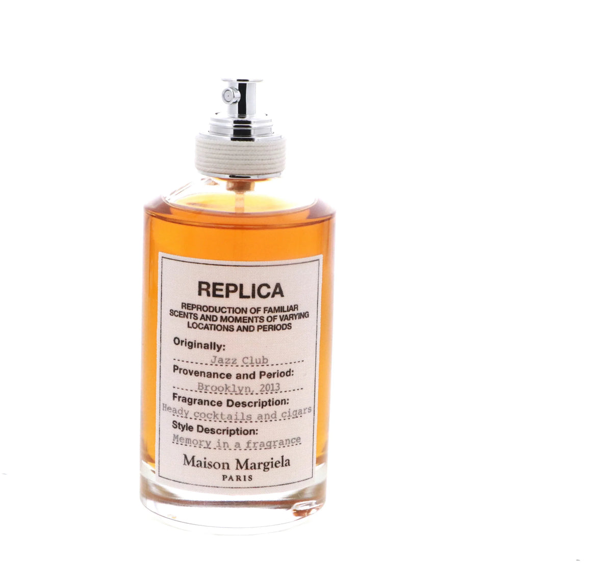 Toilette, Jazz Eau 3.4 oz Replica Maison De Club Margiela