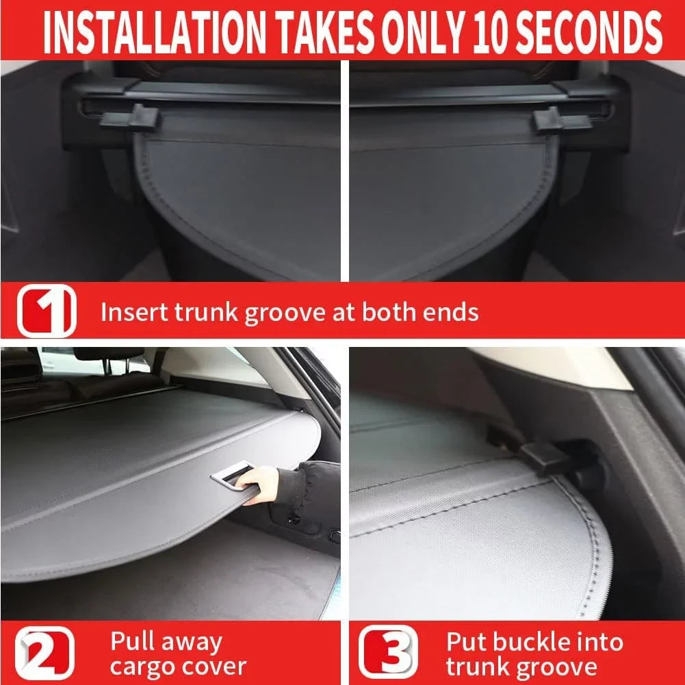 CX-5 Plastic Cover Fit Trunk 2016 Cargo Retractable for Rebounding Privacy Shield Mazda 2015 Shade Black Area With 2013 CX-5 Cover 2013-2016 SUV 2014 Mazda Accessory Rear