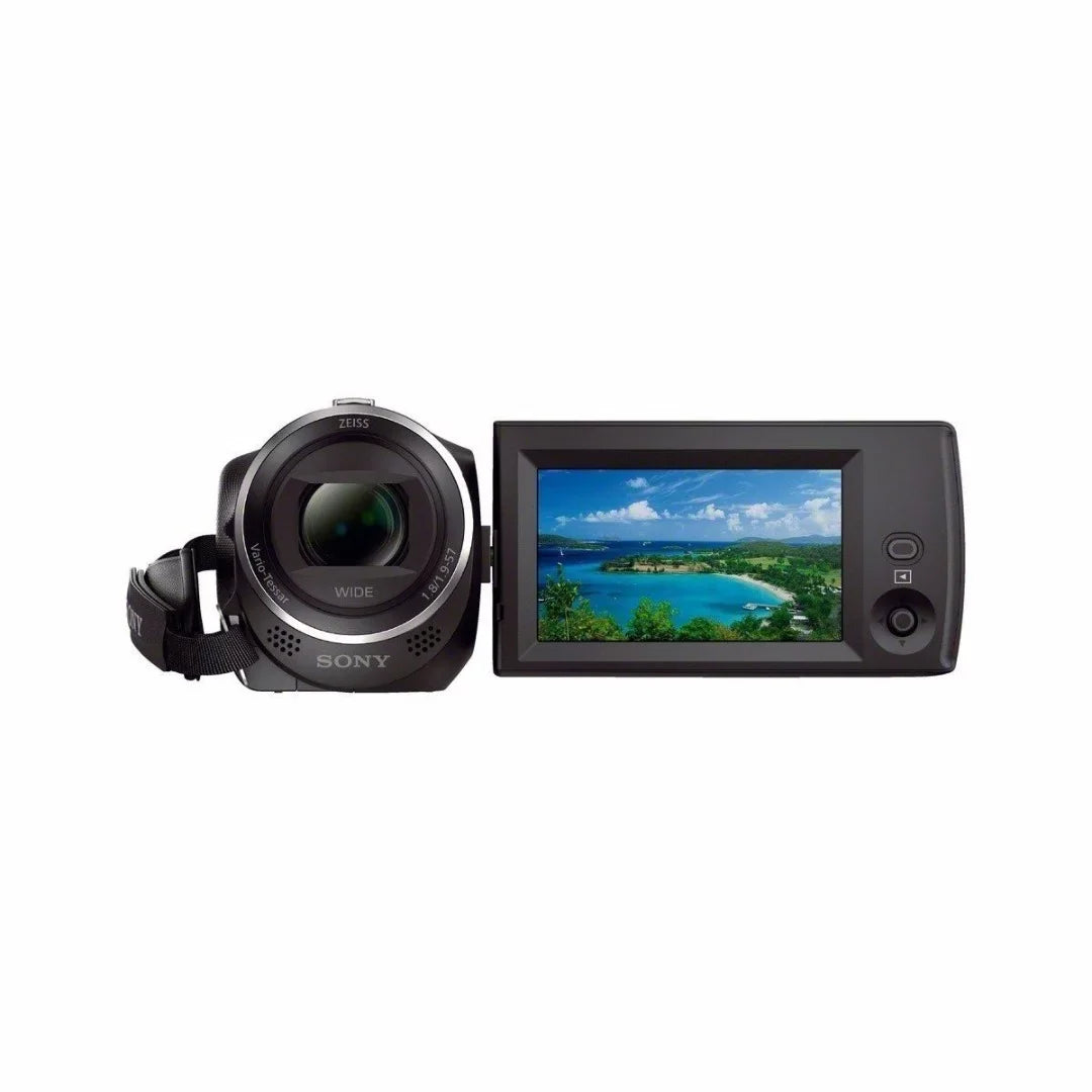 Sony Card and with Bundle 32GB Handycam CX405 1080p Accessory SD Camcorder