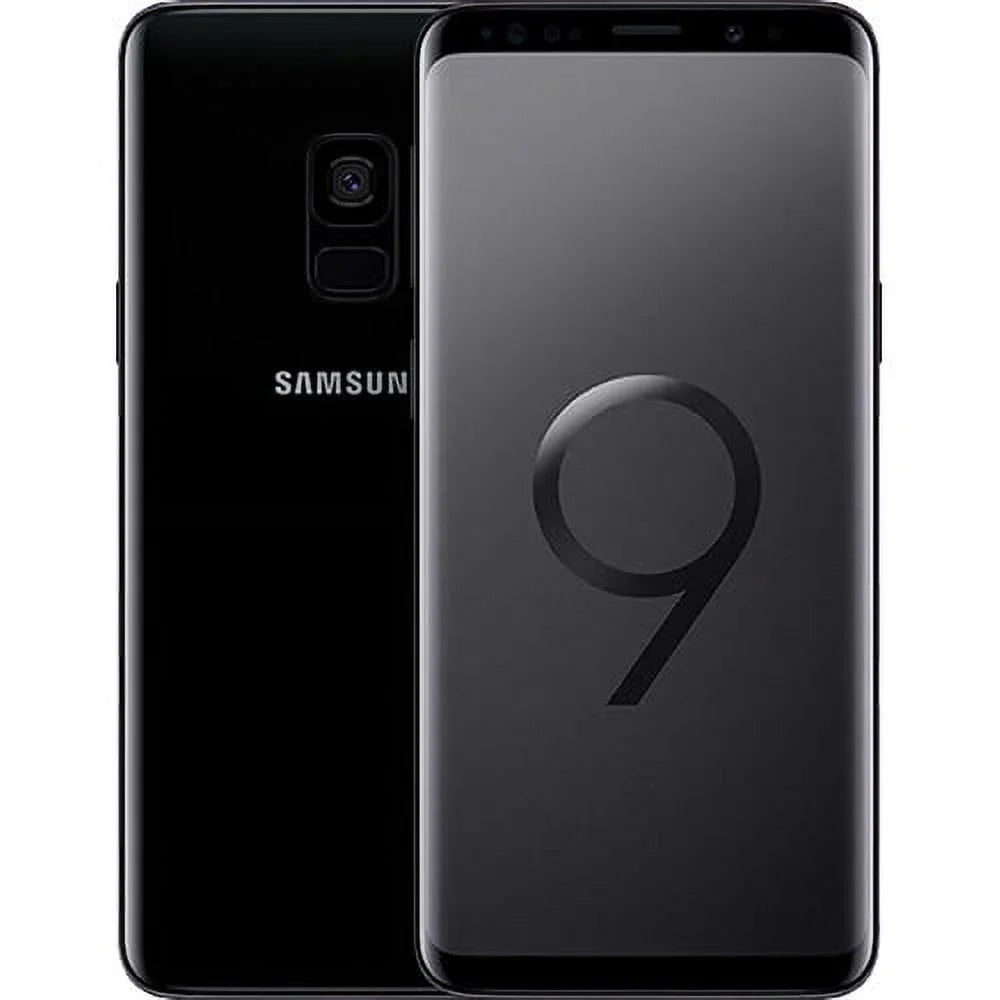 Black Unlocked S9 Smartphone Samsung (Refurbished) Galaxy Restored 64gb SM-G960