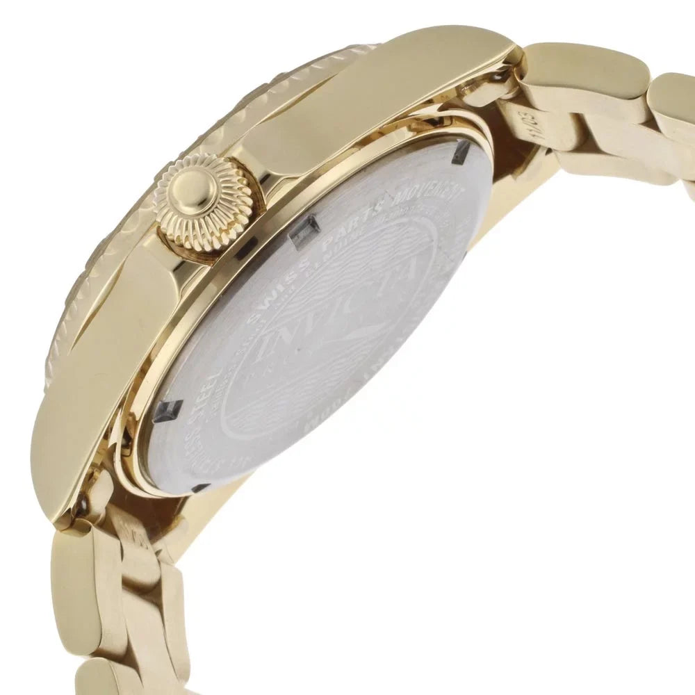 Steel Dive Tone Diver Yellow 15249 Women's Watch Dial Gold Gold Pro Invicta