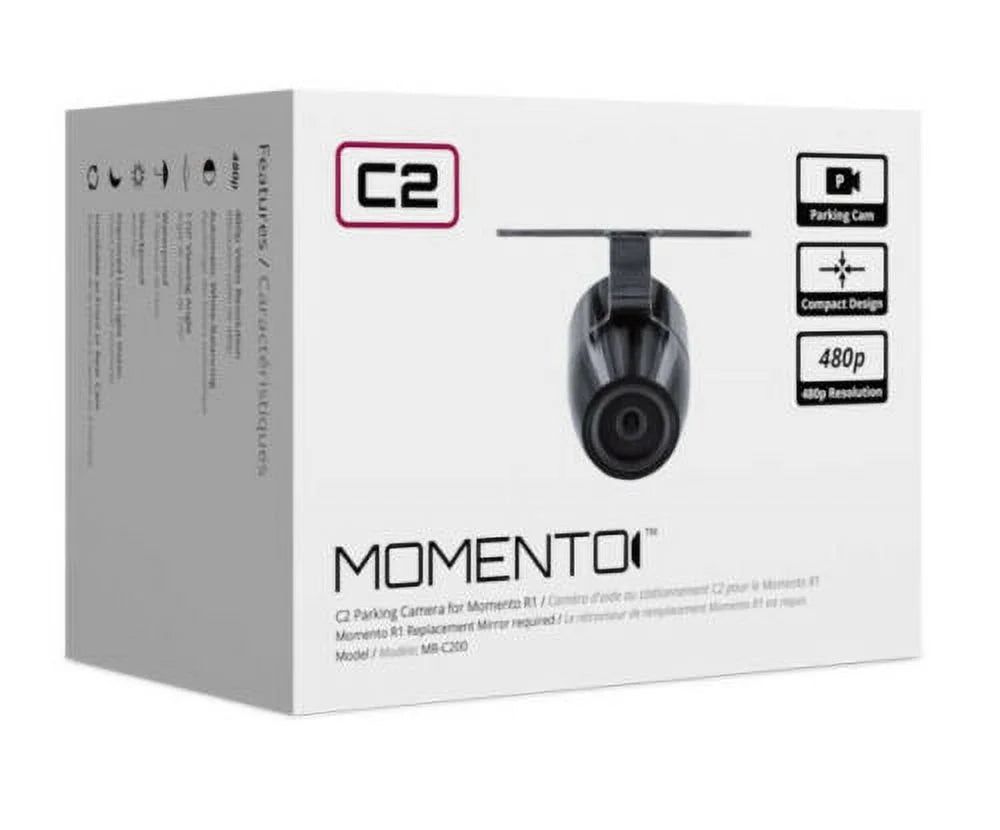 Mirror MR-C200 Momento Backup for R1 Camera Rearview Parking Mount Flush/Bracket