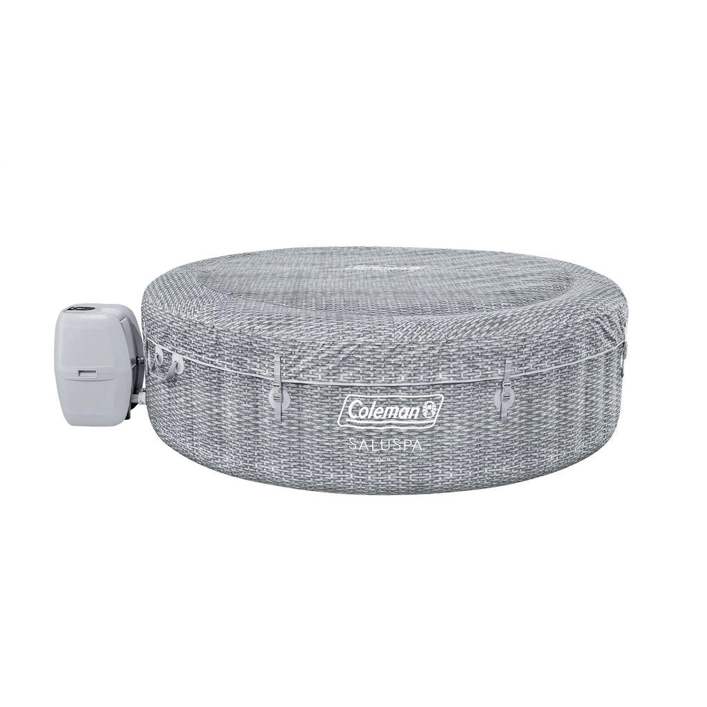 Bestway Hot Pool SaluSpa of 4 Seat Coleman AirJet Sicily Tub Spa & w/Set