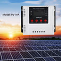 10A PWM 12V Solar LCD 48V 24V With Monitor Controller Wifi Charge Regulator