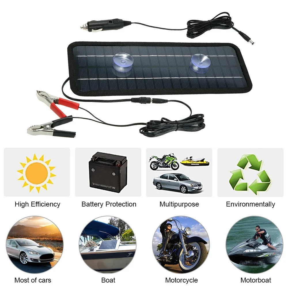 Solar Battery Solar Panel, Boat 4.5w Spirastell Solar Panels Portable 12v 12v Portable Huiop Solar Car Rv Buzhi Panels BatteryCar PanelCar Boat 4.5w Qisuo Boat 12v