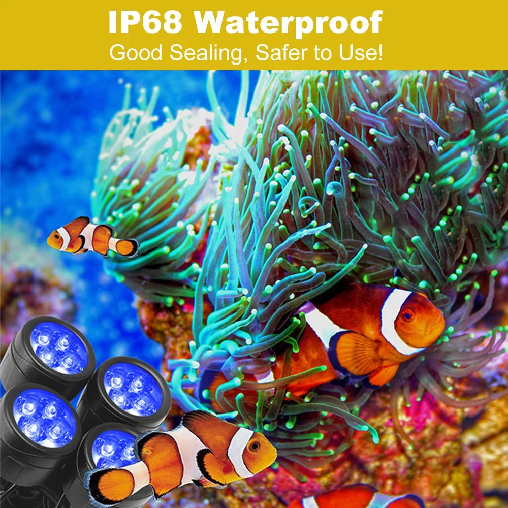 Light Lights Pond Color LED Lights FishLights Light Changing Underwater Arealer Fountain