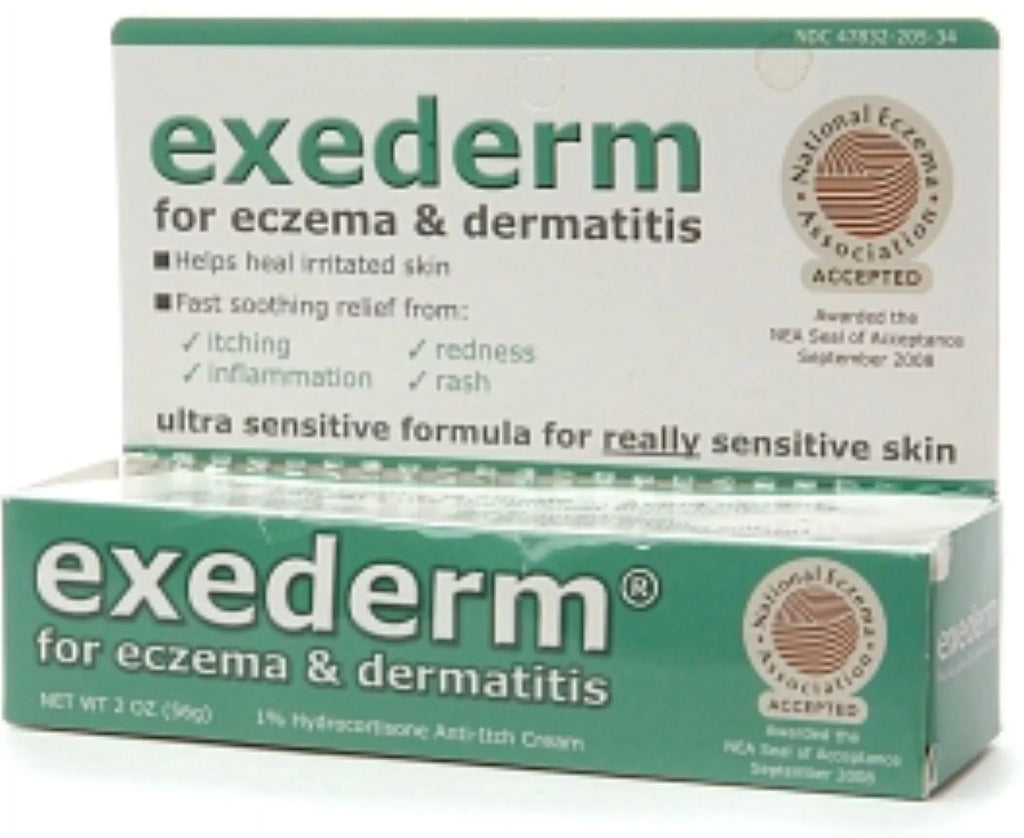 for (Pack of Control 2 & oz Exederm Eczema Dermatitis 3) Flare Cream