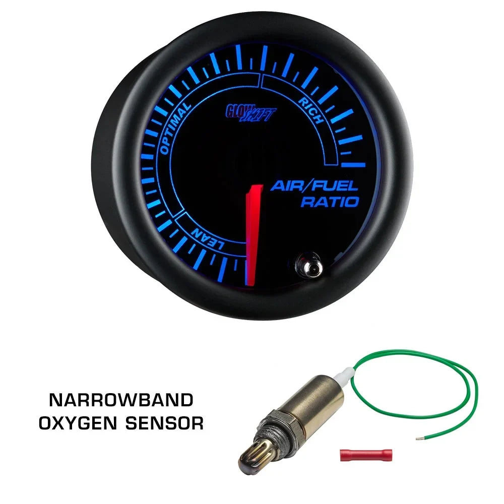 GS5 Color Tinted GlowShift Package with Dashboard 7 WRX 2002-2007 Impreza Set Triple Fiberglass Gauge Subaru Gauge