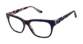 NEW GX044 GWEN Navy Purple & STEFANI KAIRI Eyeglasses by Case 52mm GX with GX