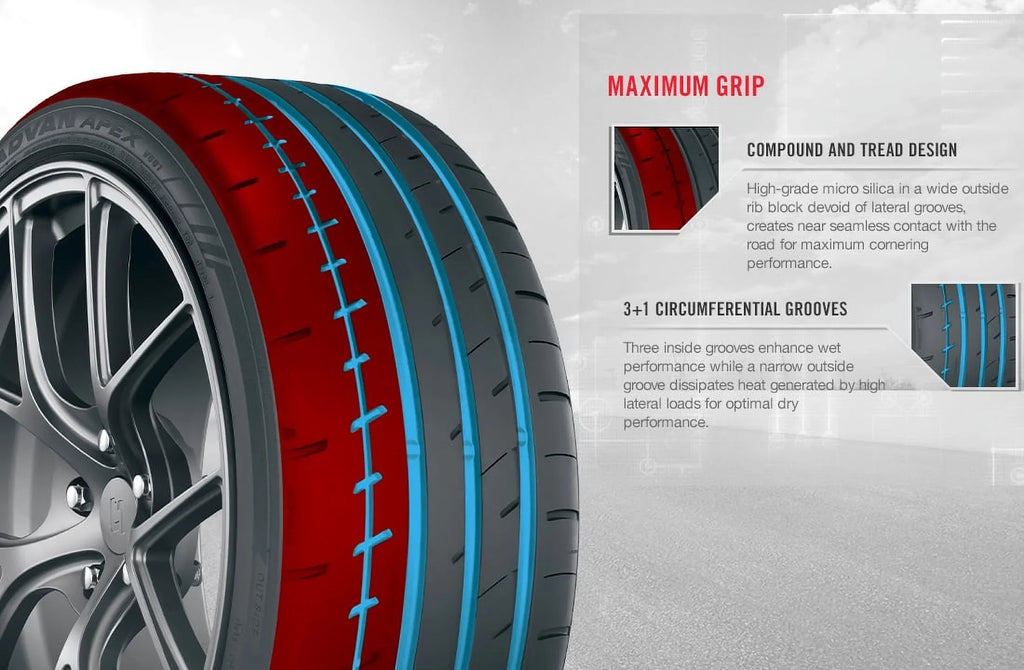 Apex Tire Yokohama V601 Passenger 98Y Advan 245/40R19 UHP XL