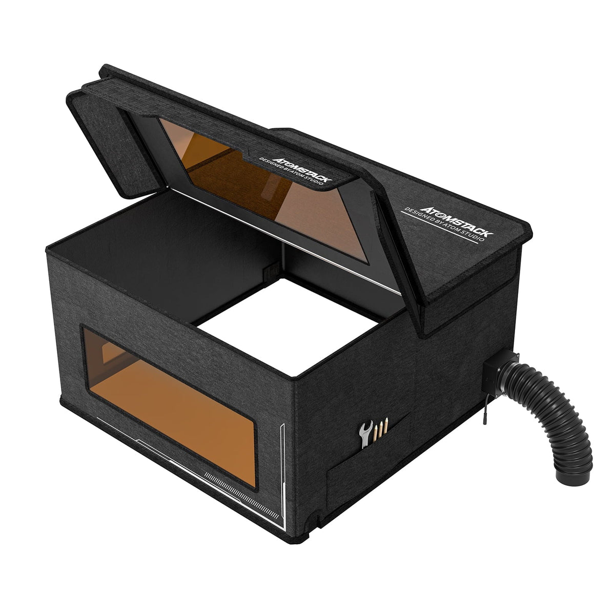 PRO+ M30 PRO+ Vent Vent QISUO Laser Filter Vent dsfen Most ATOMSTACK Size A5 Protective M40 A5 + A5 Box,700x700x460mm Cousopo Compatible + P7 M40 Filter Pipe Cover A5 Eye A5 Demwa P7 M30 Vent