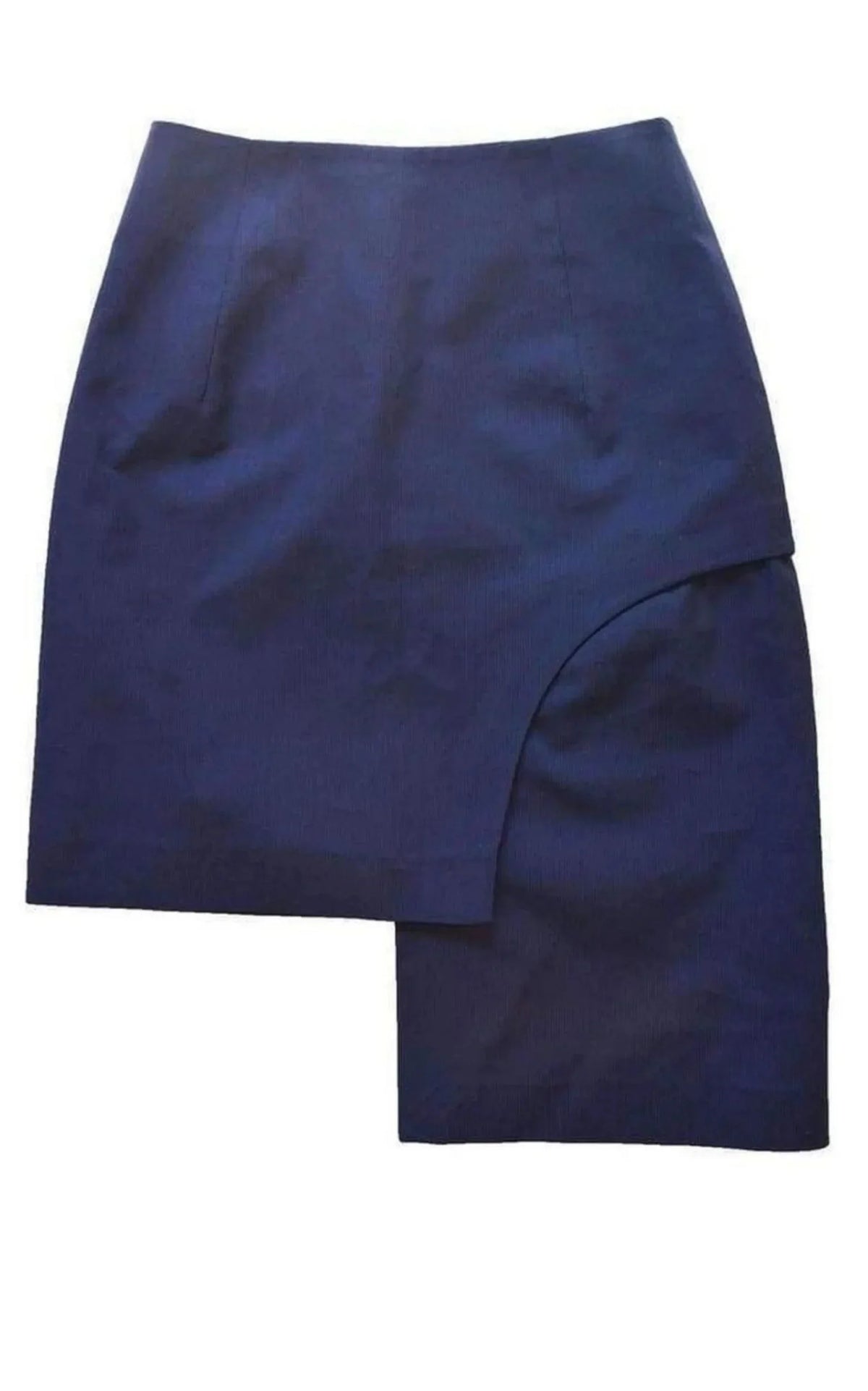 Striped Side Asymmetric Side Skirt