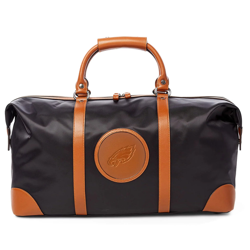 Debossed MOJO Signature Black Philadelphia Duffel Women's Eagles Bag