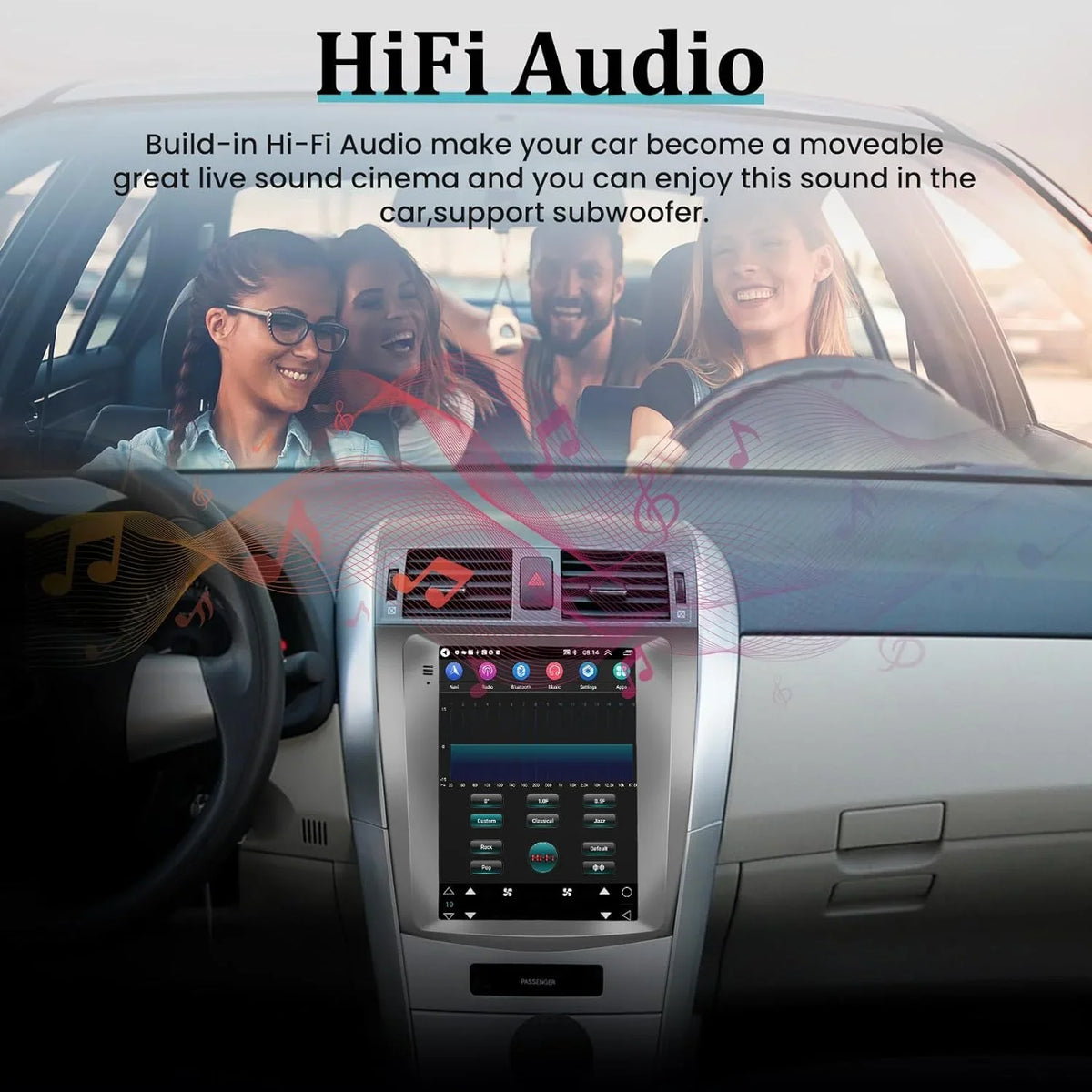 HiFi Auto Stereo THONZER Toyota USB and 9.7 for GPS Mirror Carplay AHD Radio 2006-2013 Android Inch Android with Touchscreen Car 2+32G Corolla Link WiFi SWC - Camera Backup +