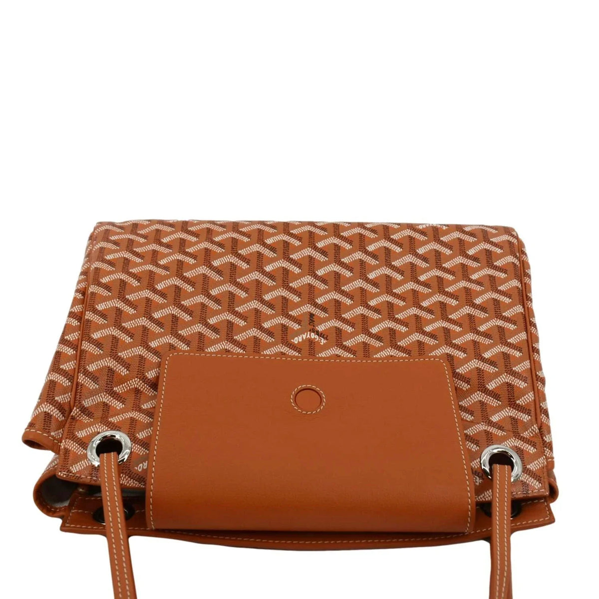 Bag GOYARD Canvas Rouette Orange Shoulder Soft Pre-owned