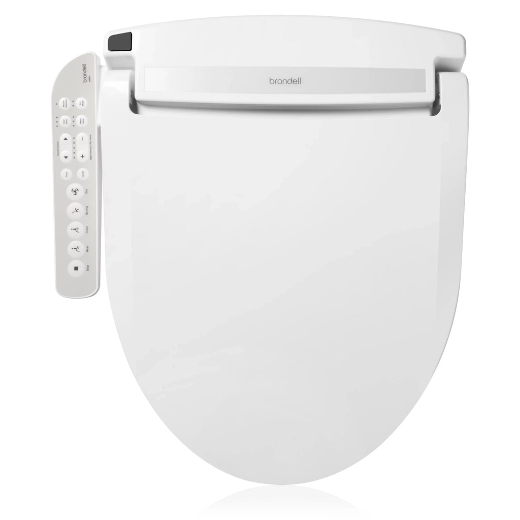 Bidet Select DR801 Air and Warm with Sidearm Seat Swash Round Brondell White Deodorizer, Dryer