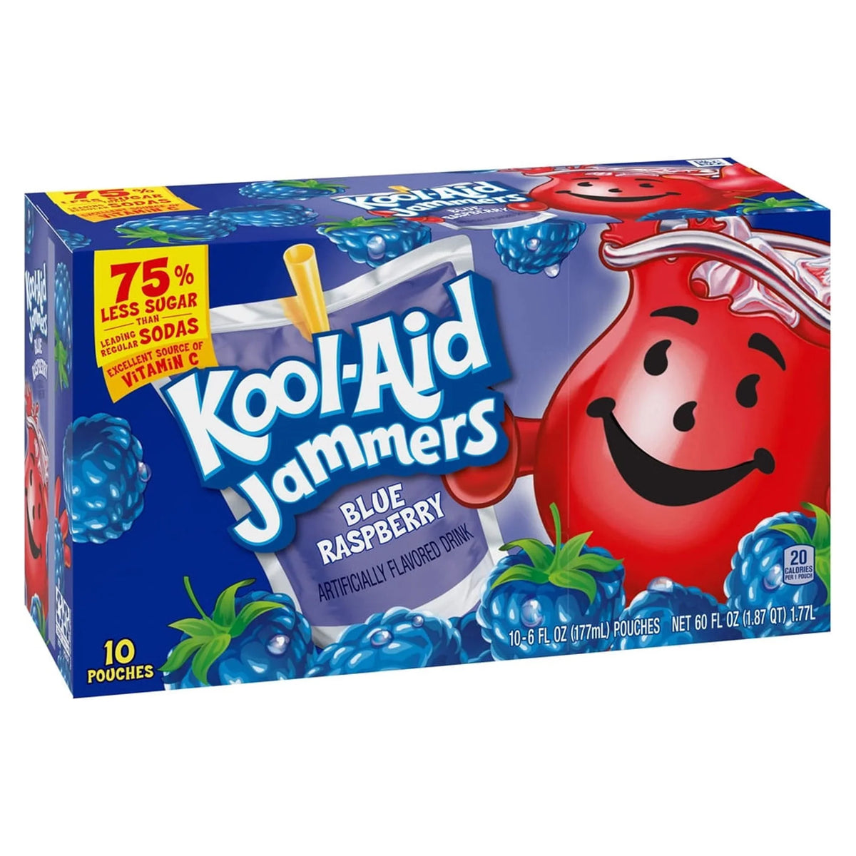 of Drink, (Pack Fruit Raspberry Jammers Kool-Aid 6) Blue
