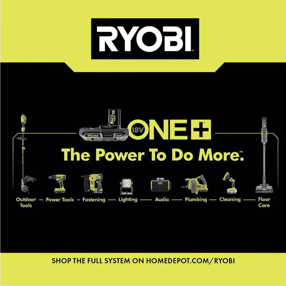 18V Cordless 1.5 Battery, and ONE+ 6-Tool Kit Charger Combo Battery, 4.0 Ah with RYOBI Ah