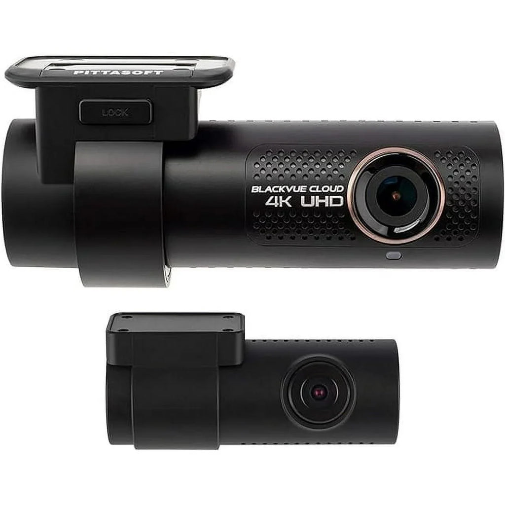 DR900X-2CH Plus Card Dashcam, BlackVue Wi-Fi, Cloud Built-in 4K Open 32GB Box with microSD GPS UHD