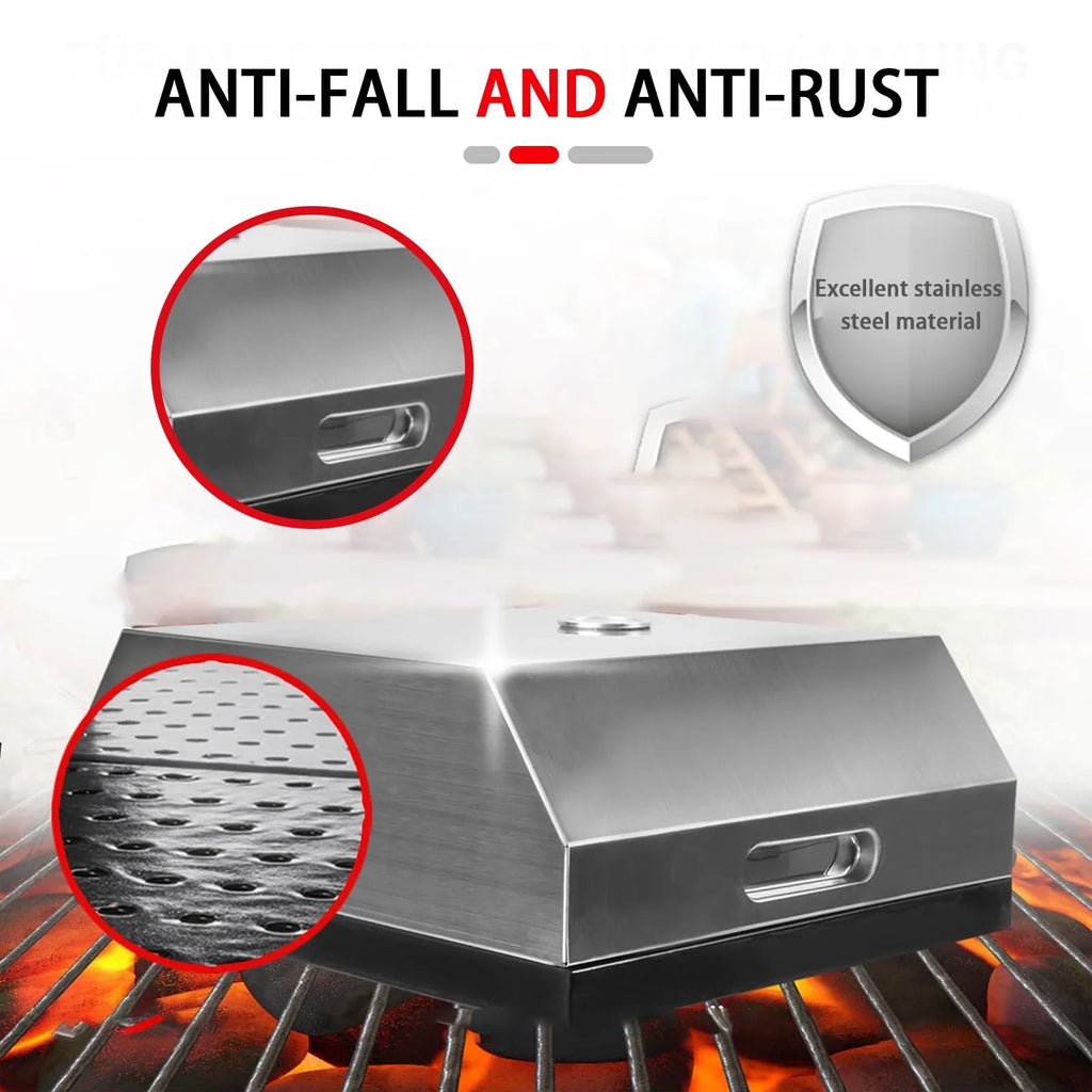 BBQ Handles, & Pizza Oven Charcoal Top Carry BBQ Oven, Fits Home-made Any Pizza Easy Pizza Gas On Portable Grill, Oven, Grill