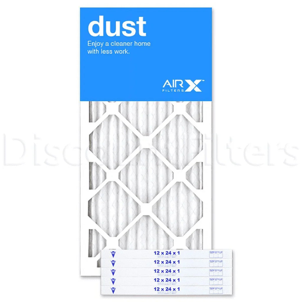 Made Air AIRx Filter, MERV AC 8 12x24x1 Filters Filter Pleated Dust the 6-Pack, Air Furnace in HVAC USA