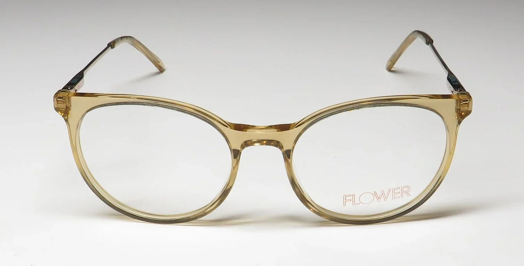 DESIGNER EYEGLASS FRAME/EYEWEAR WOMENS AZALEA 6048 FULL-RIM FLOWER CLASSIC SHAPE