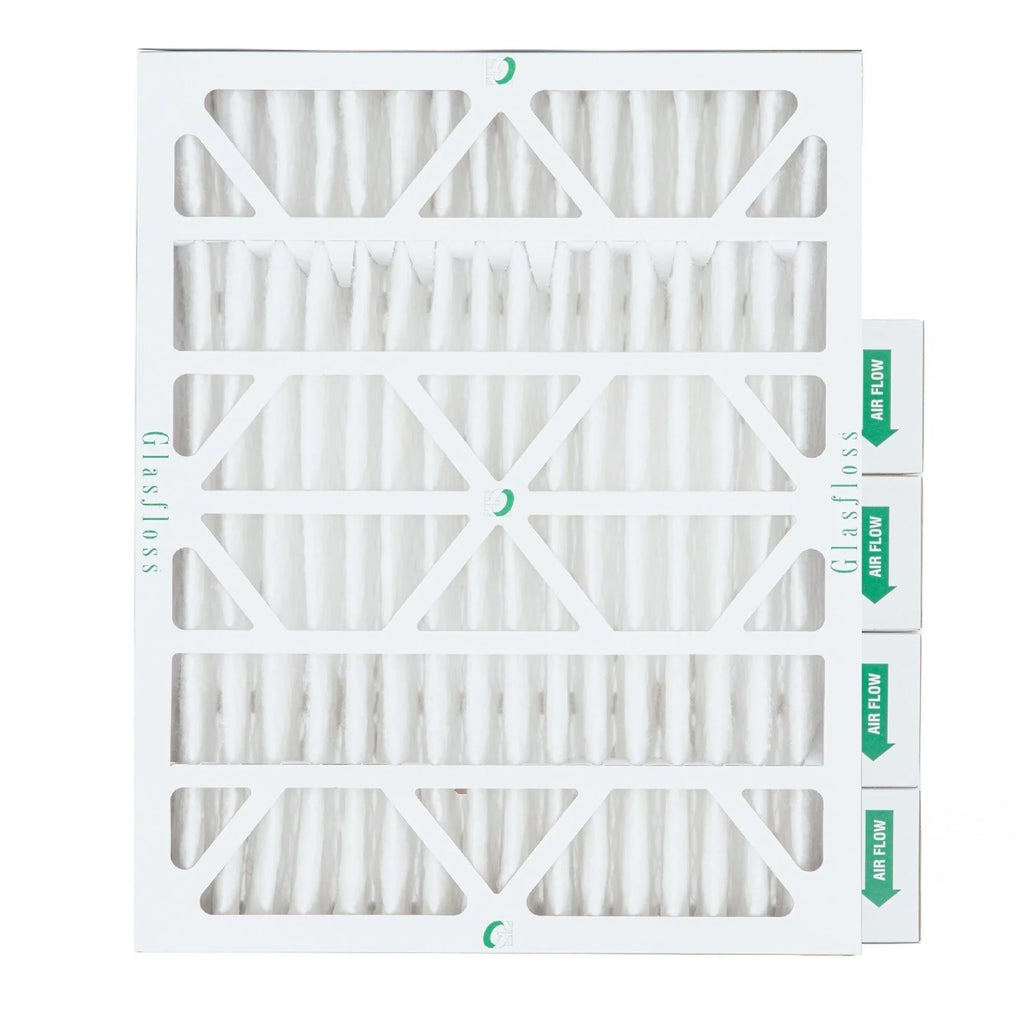 Glasfloss. Filters ( 10 Size: 16x20x4 Exact x MERV HVAC Quantity 19-1/2 5 15-1/2 by x 3-3/4 Pleated ) Air