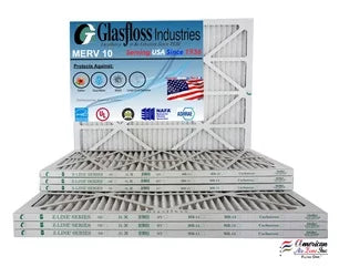 '-Qty:6 - - in 10 inch) Made (Actual 29.5x7/8 Glasfloss 13.5 - x 14x30x1 Filter Furnace Size: USA MERV Air