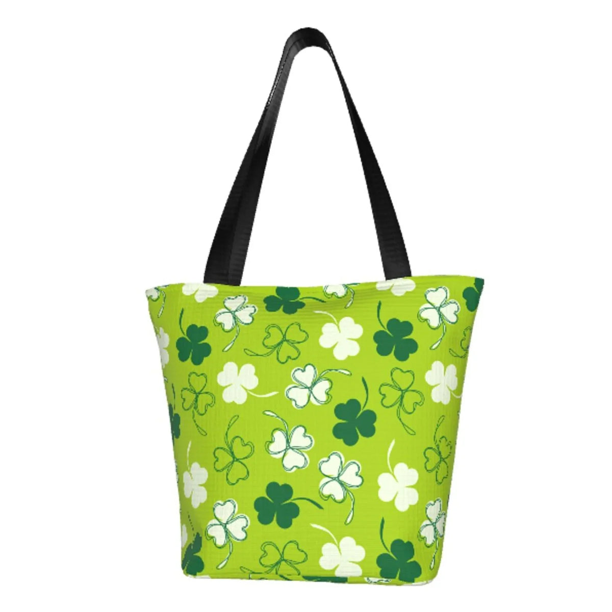 Groceries, for Bag, Fitness Handbag with Bag Shopping Easygdp Suitable Canvas Tote Stylish Day7 Buying St Office, Patrick's Zip, Shoulder