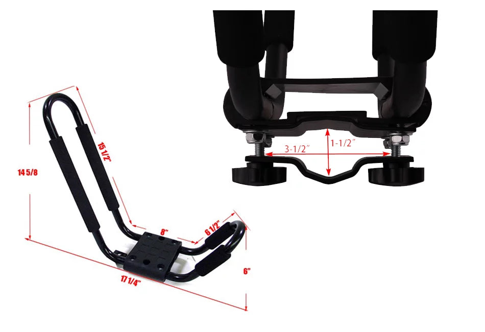 Top Cross Tie Carrier = Canoe Straps PCS with Boat FDB pcs Car Bar Universal Roof Down 2 Kayak SUV 4 Mount Van Pairs Truck 4 Rack J