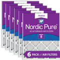 6 8 Pack 16x20x1 MERV Air Filters Pleated (15_1/2x19_1/2)