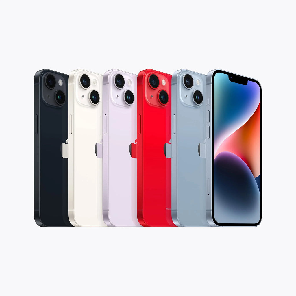Restored iPhone MPUA3LL/A Cellular (Refurbished) Apple 14 Midnight 128GB LTE