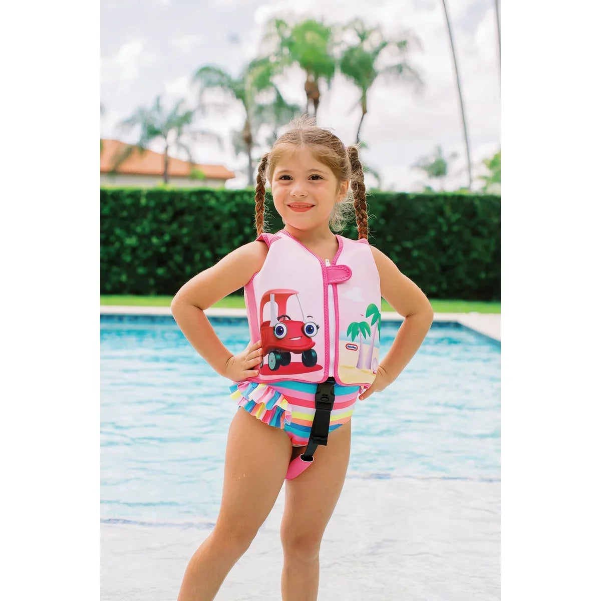 Tikes PoolCandy Swim Vest Beach LT2730BPK Little Pink Neoprene