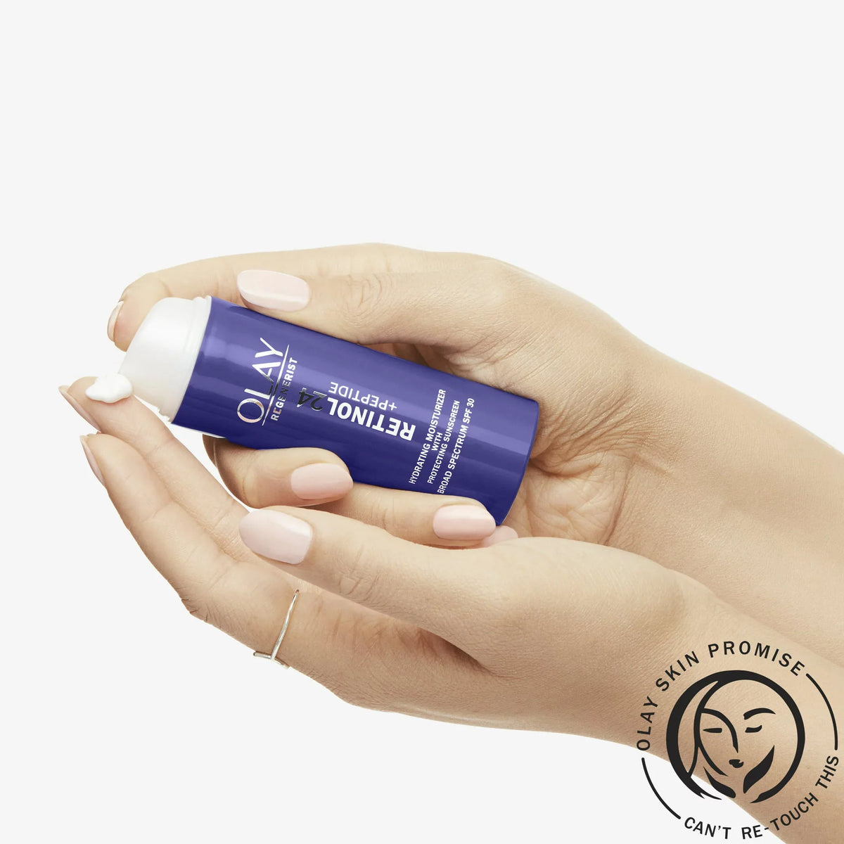 SPF oz Retinol with Regenerist 1.7 + 24 Moisturizer Olay Peptide Sunscreen *EN 30 Hydrating