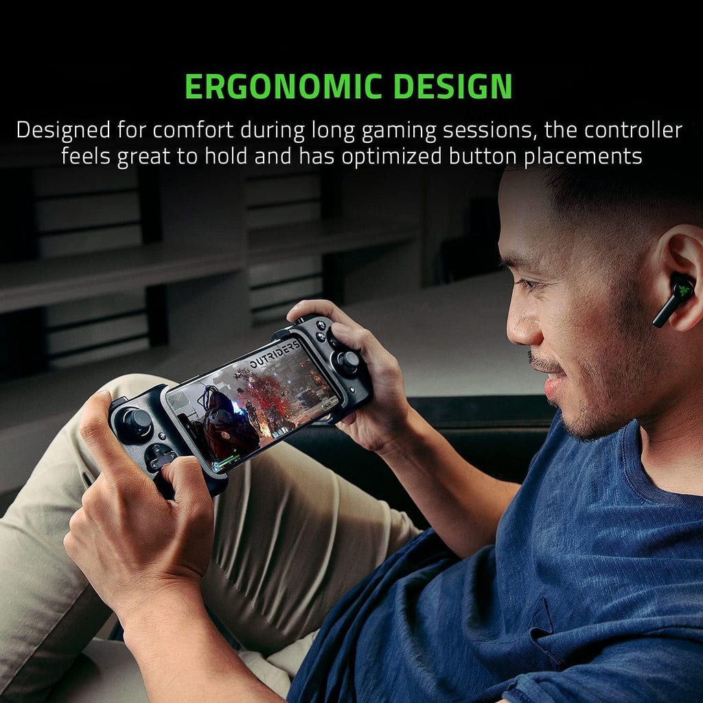 Axtion Electric Used Bolt for - - iOS Bundle Kishi kit - Black Cleaning Controller Gaming With Razer