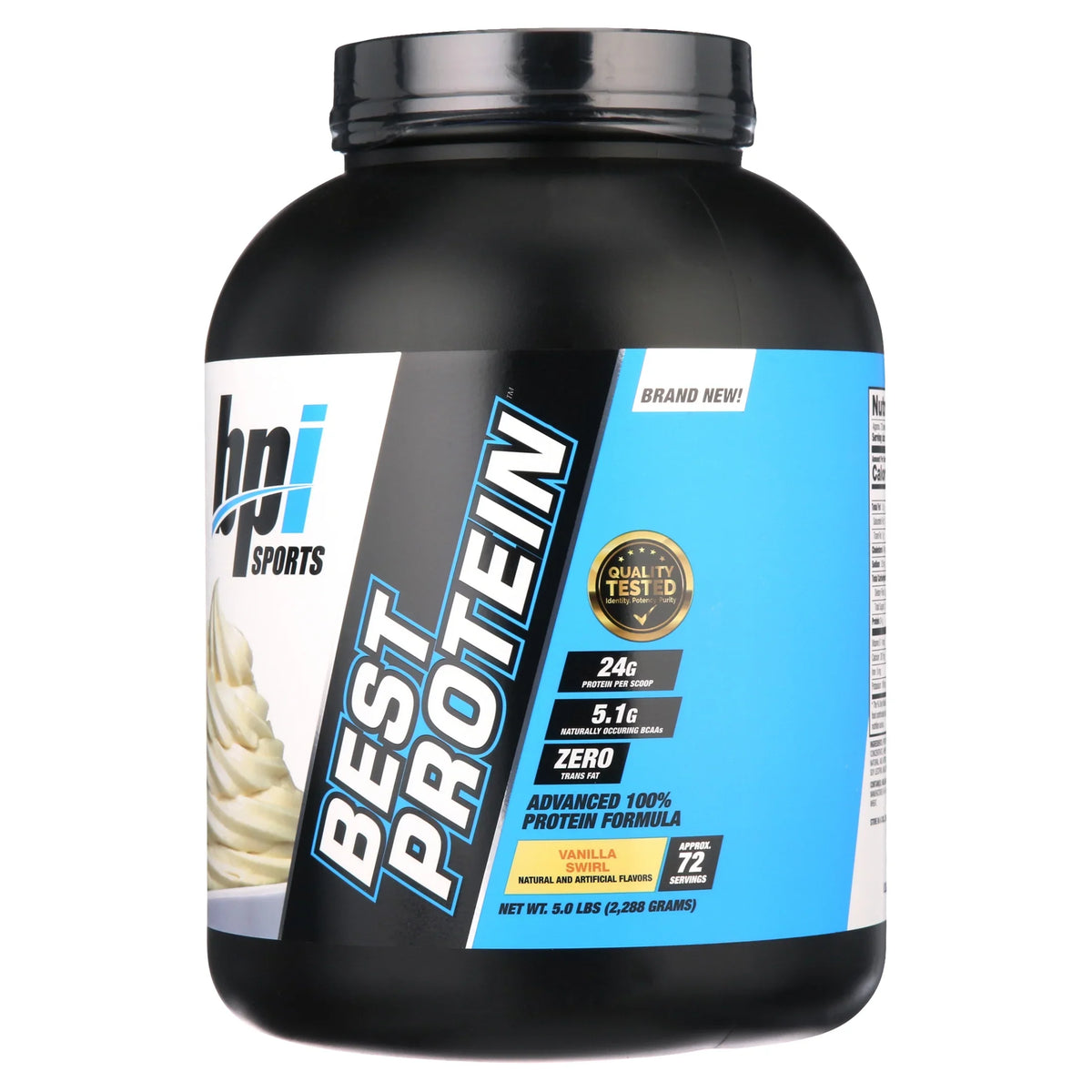 Servings Vanilla 72 Protein Sports BPI Swirl, Best Protein