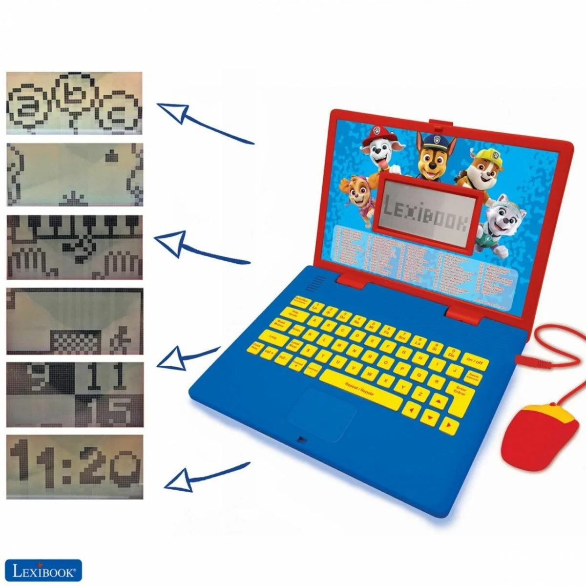 Lexibook Educational and Bilingual Paw Patrol Laptop Spanish/English