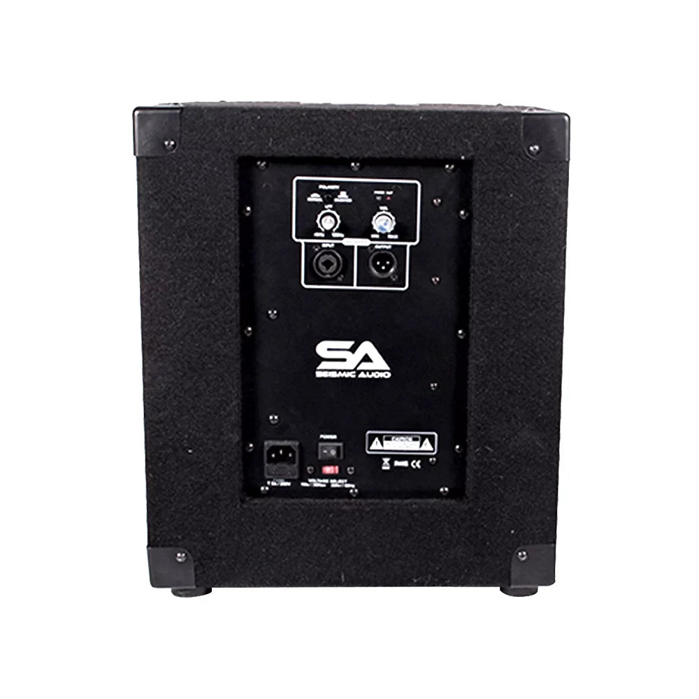 Powered Cabinet - Band Audio 10" Audio 500W Audio Seismic DJ Speaker PA Subwoofer New Pro PRO Really-Mini-Tremor