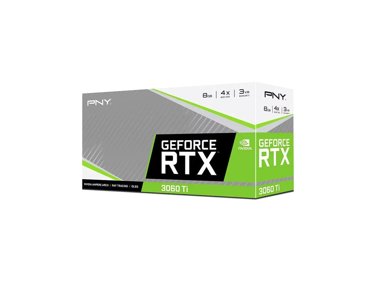 Fan GeForce PNY Ti 3060 Graphics RTX™ Dual VERTO Card LHR 8GB