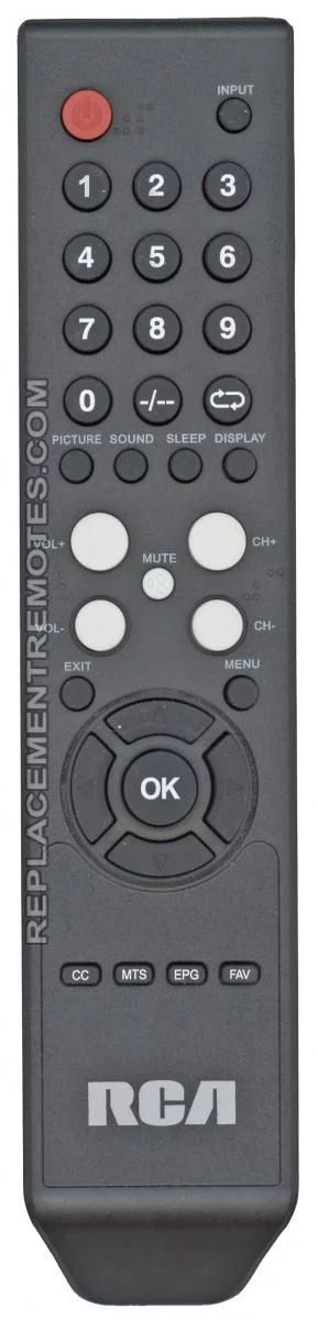 Control Remote RLED4250A) (p/n: remote TV RCA (new) RLED4250A