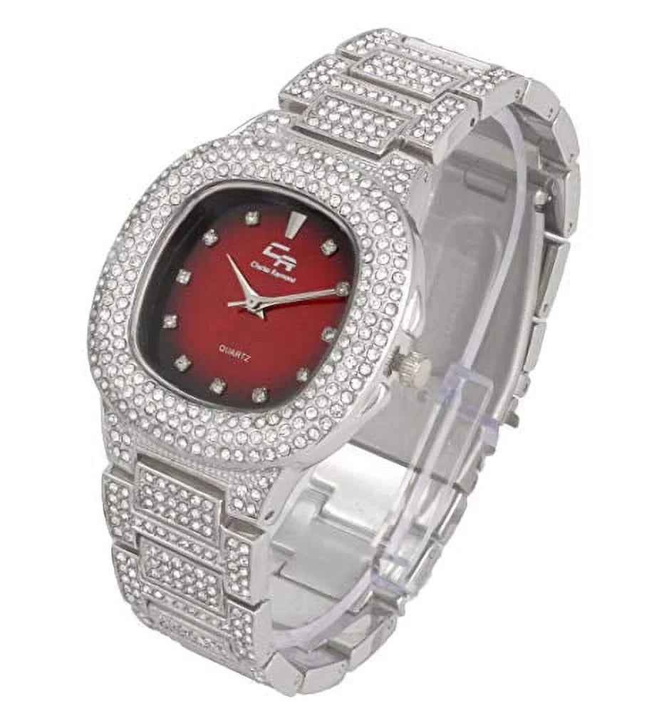 Red) Bling'ed Flaunt Watch The Blood and Hop for His&Hers King Floor Power Hip Perfect Set On Couples - Dance Off and (SLV Out Queen to ST10325/ST10364