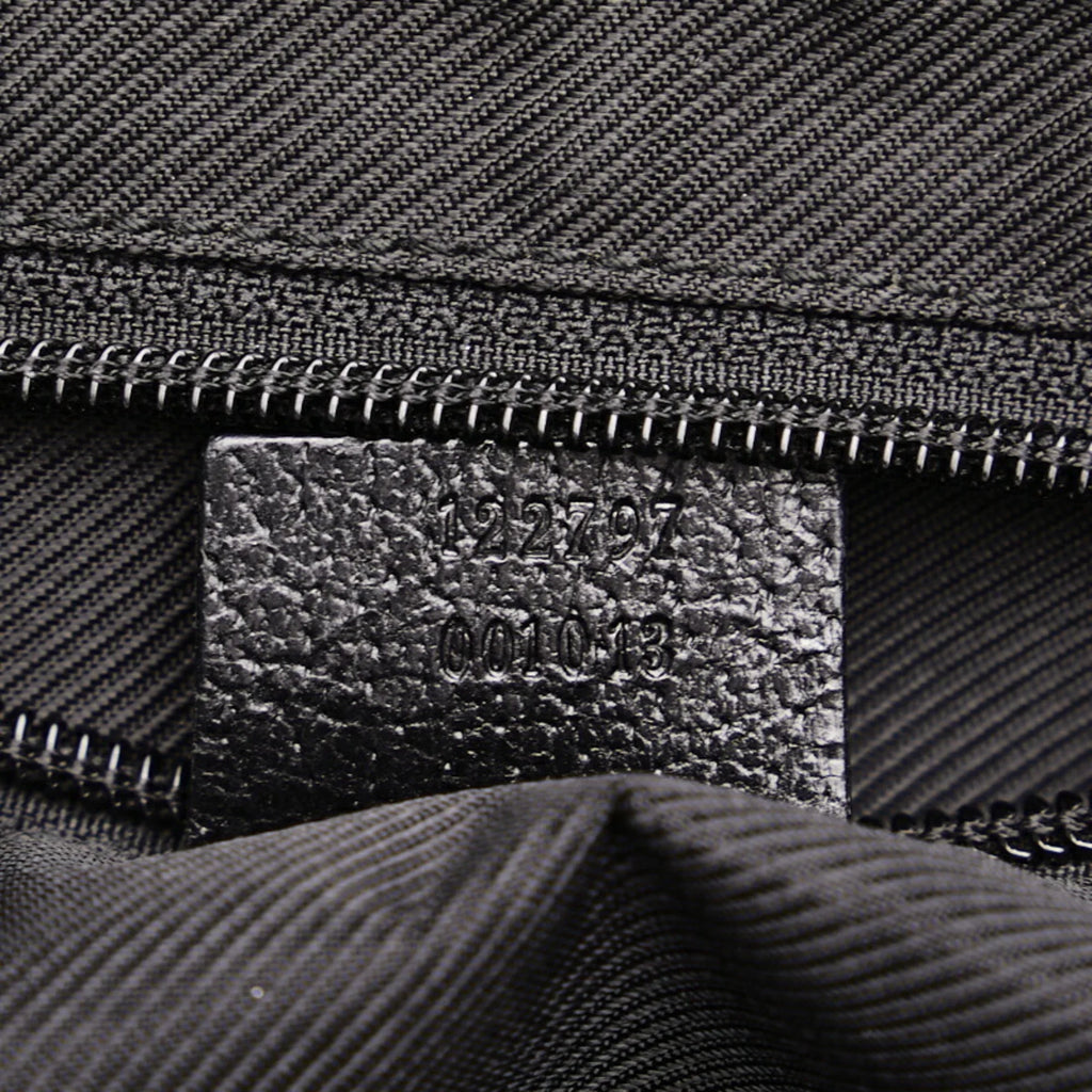 GG handbag Pre-Owned bag 122797 GUCCI leather Gucci (Good) tote ladies black canvas