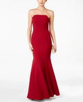 Womens Length Evening Strapless Sheath Stuart Jill Full Dress Sleeveless
