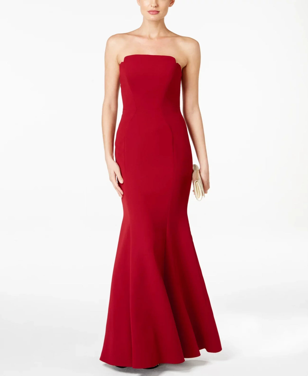 Womens Length Evening Strapless Sheath Stuart Jill Full Dress Sleeveless