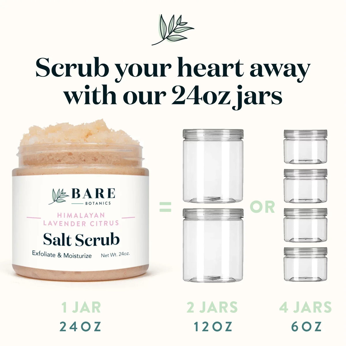 Scrub Scrub Bare 24 Lavender Salt Himalayan Body Botanics oz Citrus