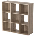 Grain Wood x ZENSTYLE Bookselves Organization 3 3 Max 44lbs Storage Cubes